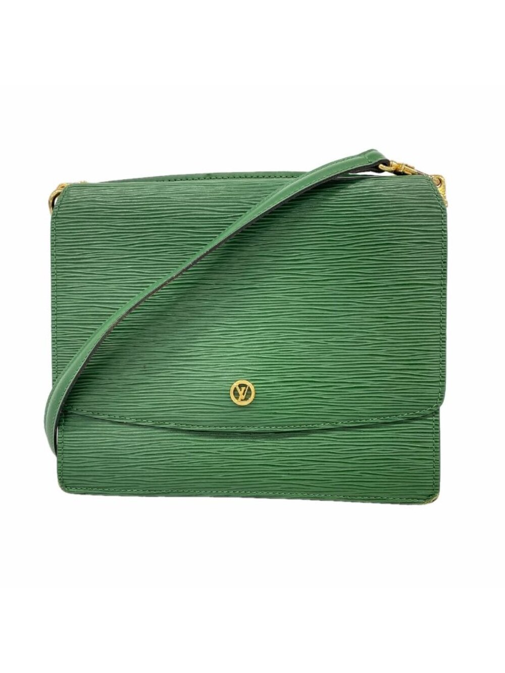 Louis Vuitton Shoulder Bag Epi Grenelle Borneo Green